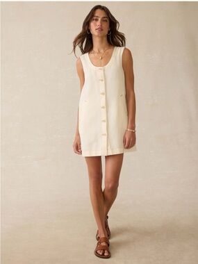 Faherty Linen Women’s Denim Malibu Mini Dress
